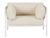 Click to swap image: &lt;strong&gt;Mauritius Island 1 Seater Sofa - Sand/White&lt;/strong&gt;&lt;br&gt;Dimensions: W1010 x D840 x H750mm